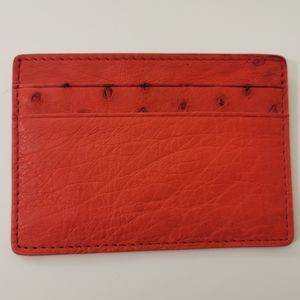 handmade leather card holder, thin wallet,fits at least 5 cards and some…